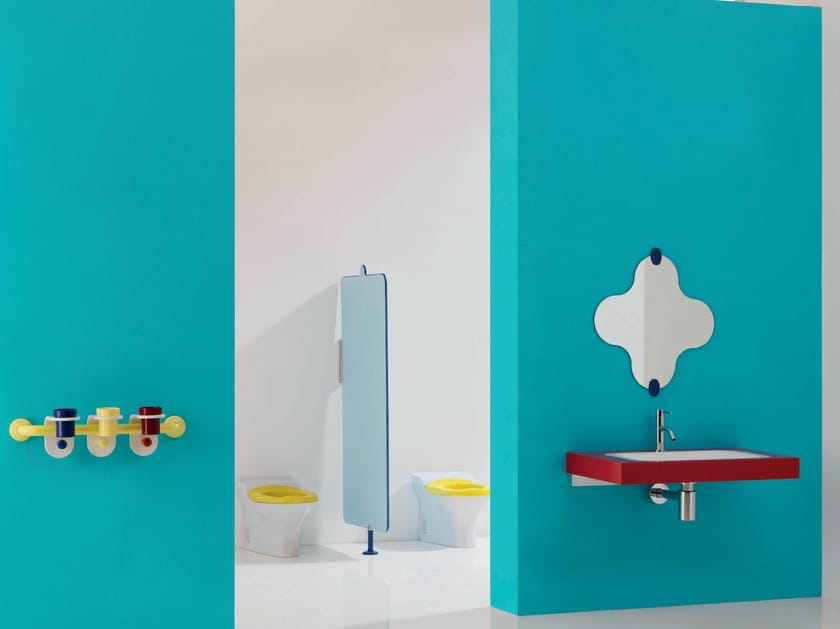 Specchio per bagno per bambini MILK  Specchio - Ponte Giulio - Edilportale