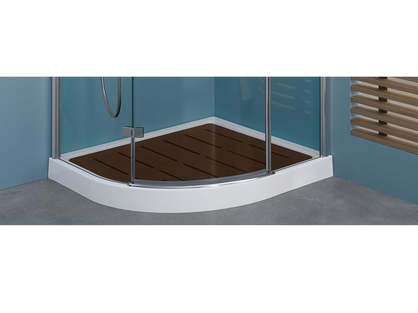 START! 90 Corner shower tray By Jacuzzi® design Carlo Urbinati
