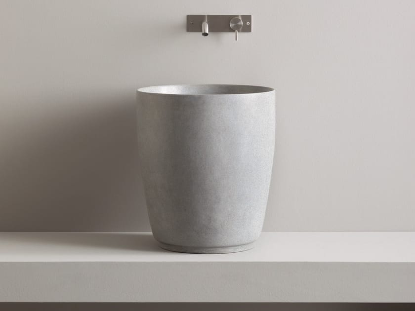 JAPAN by Rexa - Lavabo in Cocciopesto in appoggio - 2