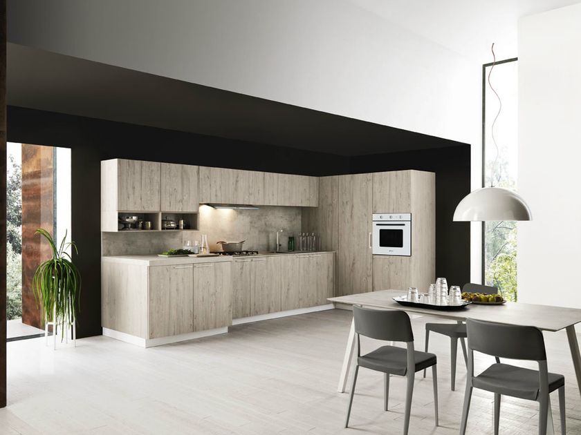 Linear fitted kitchen ARIEL - COMPOSITION 4 By Cesar design Gian ...