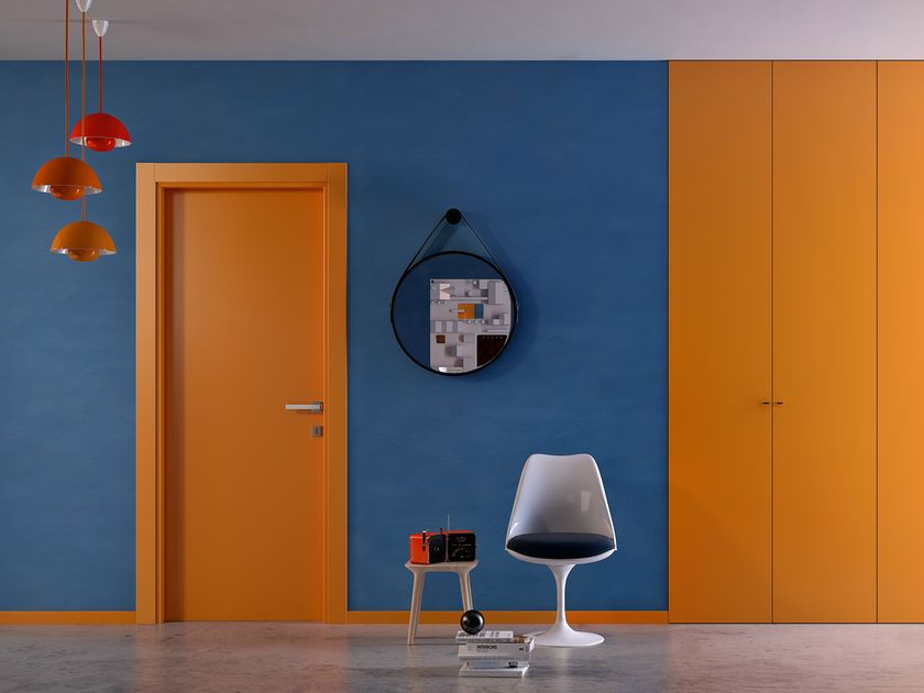 Hinged lacquered door PIANIA 1L By GIDEA