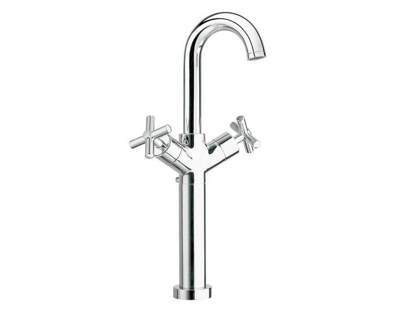 Base Domino Lavita Per Lavabo - Autoportante, Altezza Regolabile 111-134 Cm