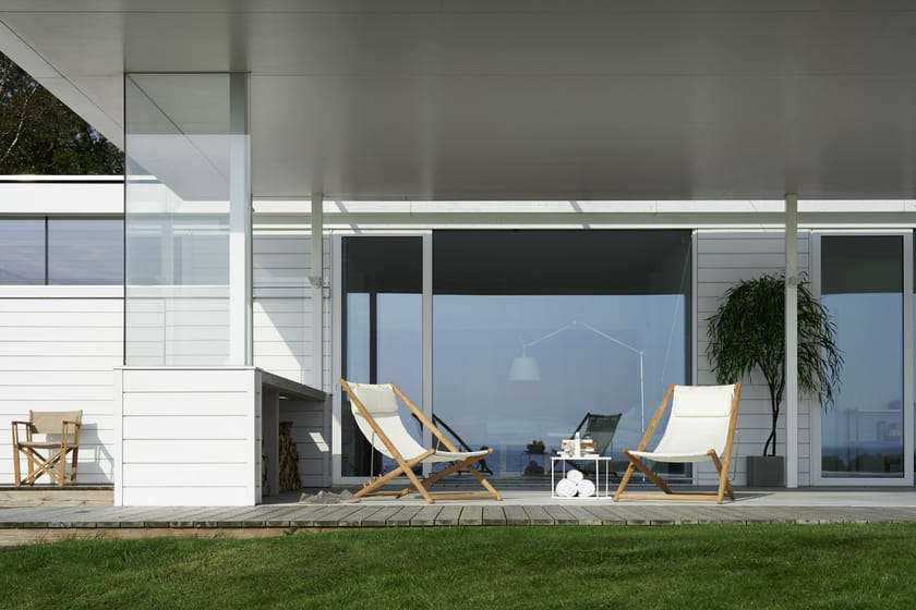 Recliner deck chair H55 By Skargaarden design Björn Hultén