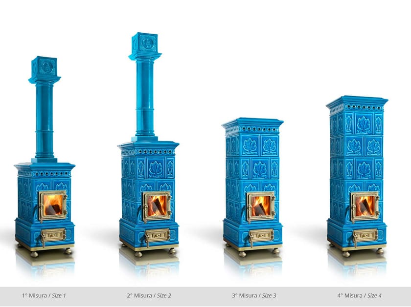 AMABILE by LA CASTELLAMONTE - Stufa a legna in ceramica - 6