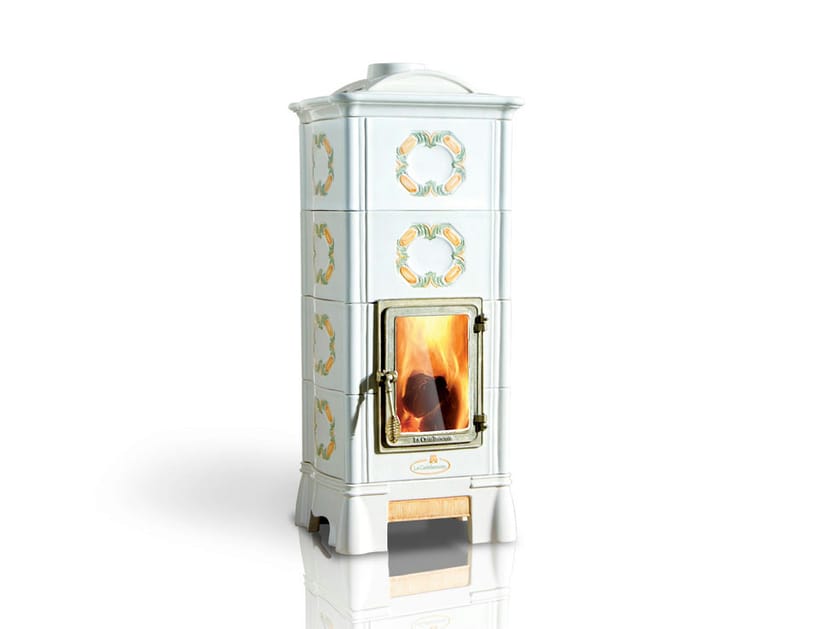 ONDA | Stufa by LA CASTELLAMONTE - Stufa a legna in ceramica - 2