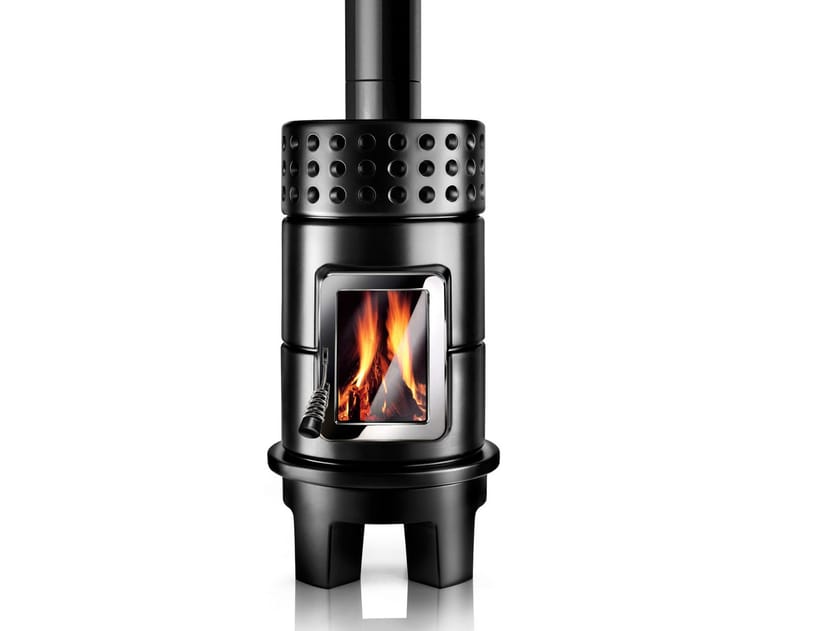 ROUNDSTACK RIM by LA CASTELLAMONTE - Stufa a legna in ceramica - 2