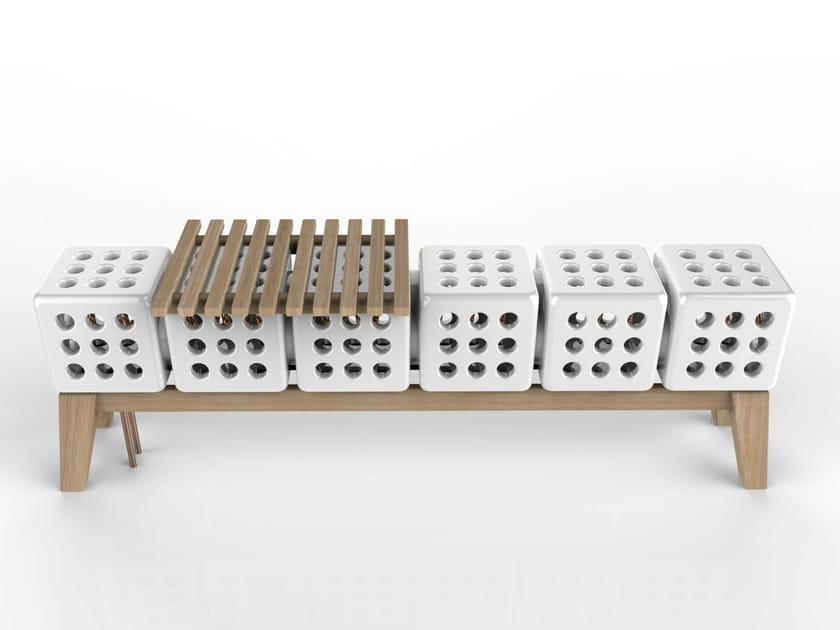 THERMOSTACK TOWER by LA CASTELLAMONTE - Termoarredo modulare in ceramica - 4