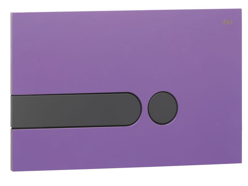 iPLATE VIOLA by OLI - Placca di comando per wc in ABS - 2