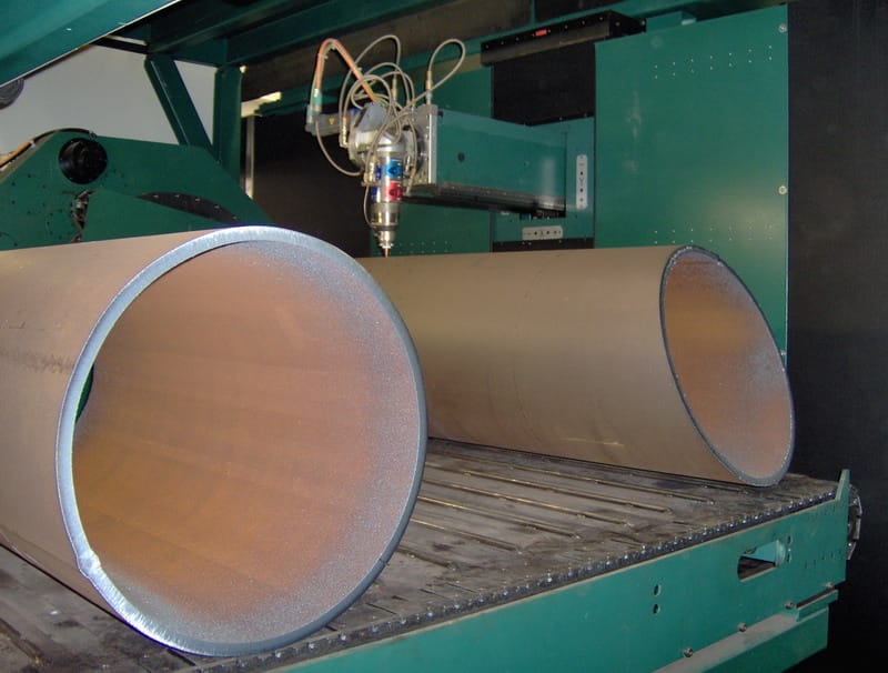 Steel lattice structure Pipes laser cutting By CMM