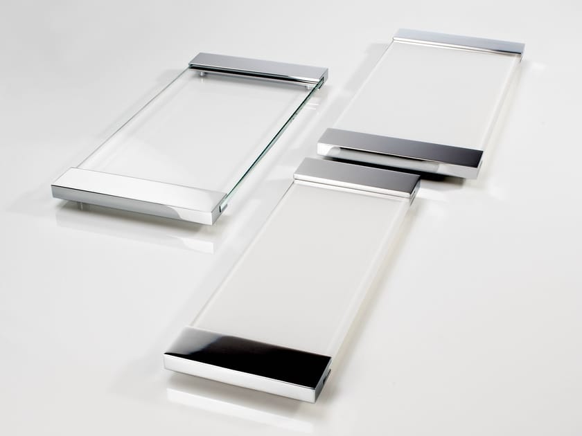 Glass bathroom wall shelf TAB 34/37 By DECOR WALTHER