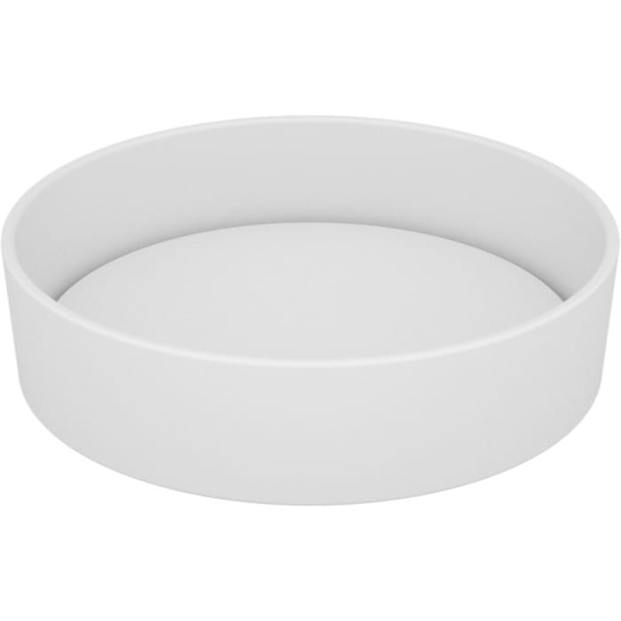 Countertop round washbasin RHO VISION By Glass Design