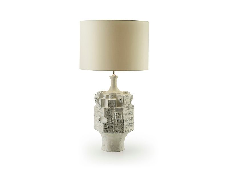 Lampadaire De Table En Céramique – Marioni Paolo Firenze – Made In Italy – Neuf