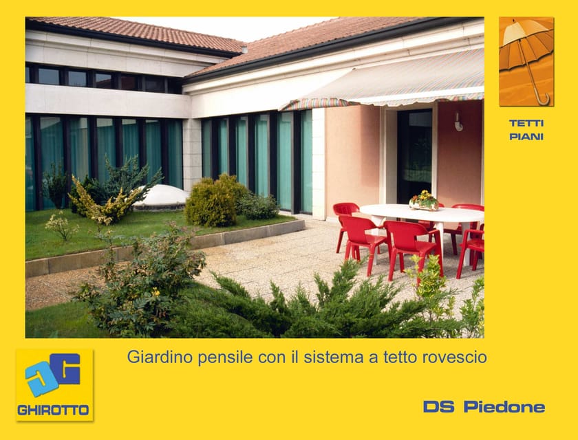 DS PIEDONE ROOF GARDEN by GHIROTTO - Sistema per tetto giardino - 5