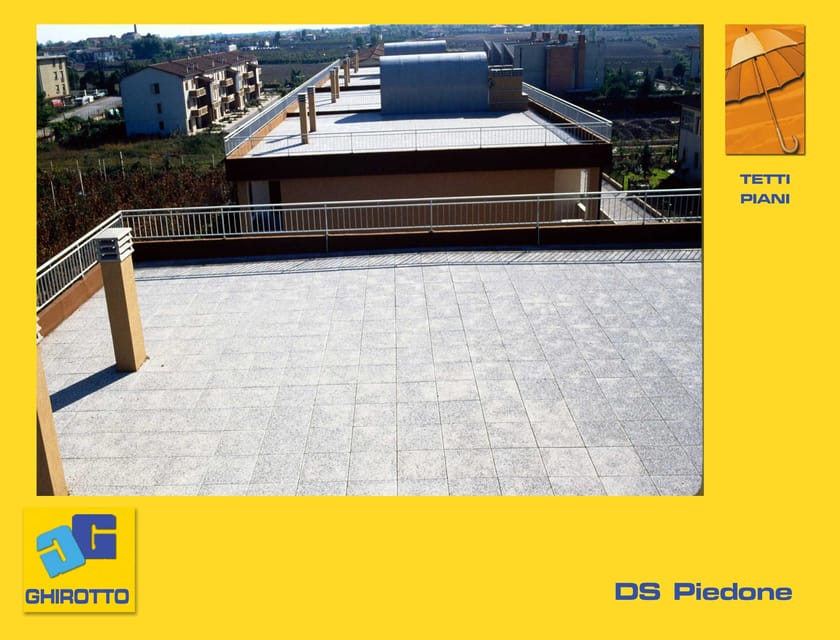 DS PIEDONE ROOF GARDEN by GHIROTTO - Sistema per tetto giardino - 29
