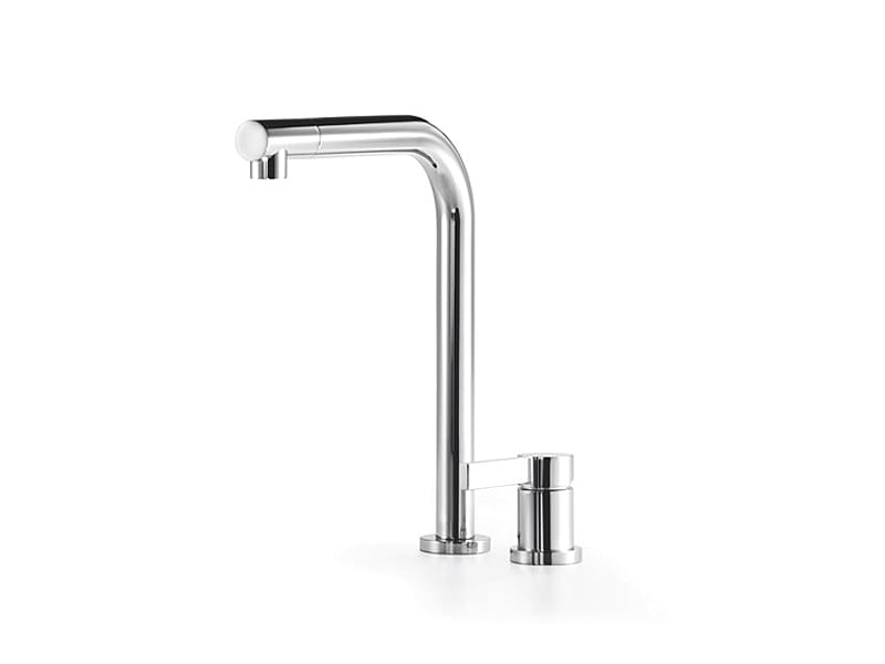 2 Hole Kitchen Mixer Tap With Individual Rosettes Elio By Dornbracht