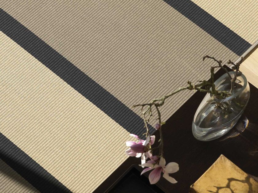 Striped rug BRIDGE By Woodnotes design Ritva Puotila