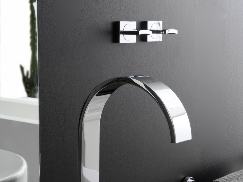 Sade Wall Mounted Washbasin Tap By Graff