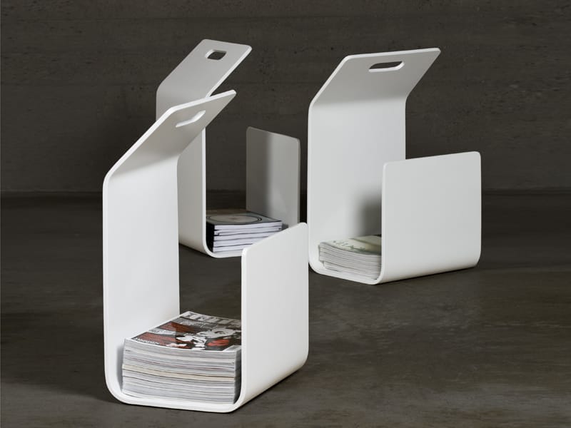 Wooden magazine rack KANTO By Artek