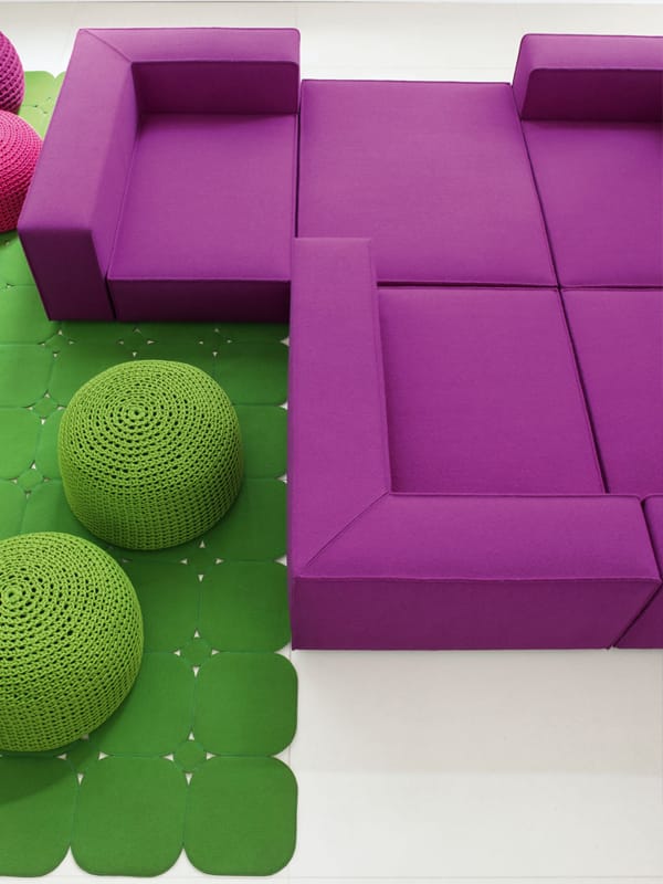 Divano modulare sfoderabile ATOLLO MINI By paola lenti design Francesco