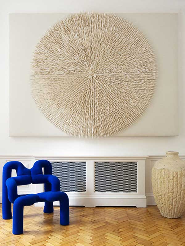 TULIP RADIAL Wool felt decorative acoustical panel By Anne Kyyrö