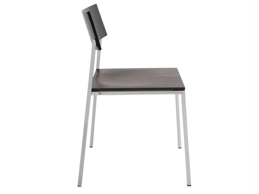 UNIT | Sedia in acciaio e legno By KFF design Karsten Weigel, Bernd ...
