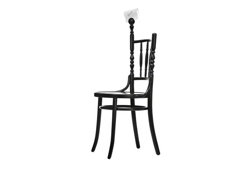 High-back wooden chair EXTENSION CHAIR By moooi design Sjoerd Vroonland