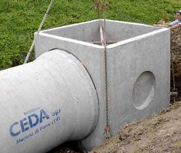 POZZETTO CON INNESTO MASCHIO/FEMMINA by CEDA - Pozzetto di ispezione e tombino in calcestruzzo - 5