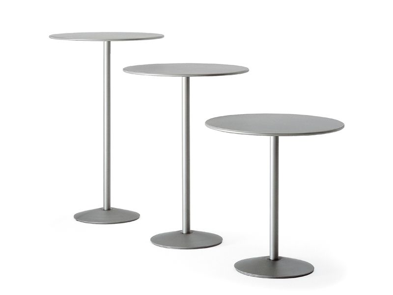 Marco Paul, tavolino rotondo pieghevole laterale, tavolino da caffè da giardino, patio, bevande, casa, interni ed esterni, tavolo da pranzo portatile in vetro
