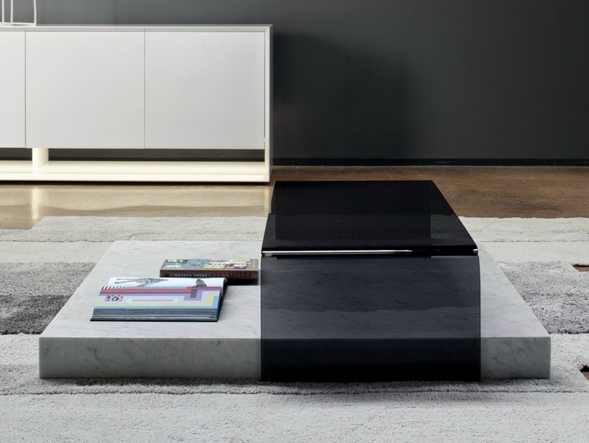 Low rectangular coffee table RIBBON By Bonaldo design Mauro Lipparini