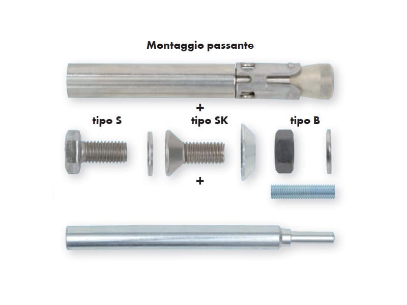 50 Ancoraggi Maschio Fixing Systems MTA - M10 X 140 Mm, Zincati, Per Carichi Elevati In Calcestruzzo - Foto 4