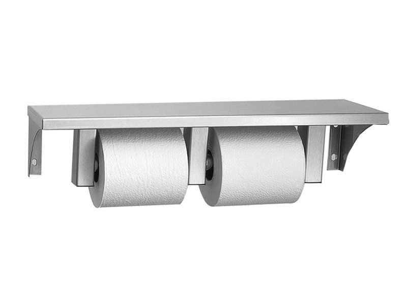 Mensola Da Bagno A Parete Bobrick 683x24 In Acciaio Inox - Finitura Brillante 61 Cm