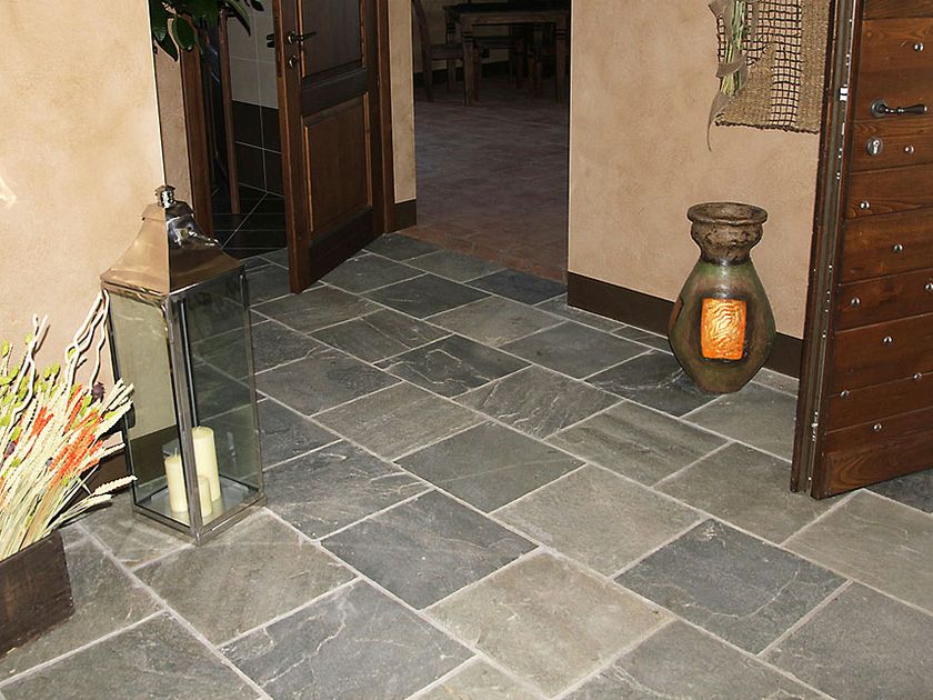 APS - Tovaglietta in ardesia naturale rettangolare cm 45x30 spessore 6-9 mm con