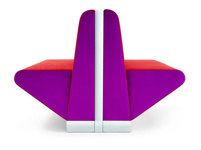 Upholstered modular bench JO-BAR By Segis design Roberto Romanello