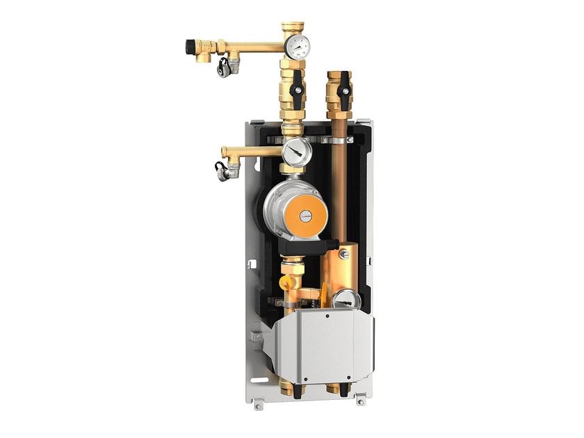 Pompa Di Circolazione 12V DC Per Acqua Calda Solare | Motore Brushless Silenzioso 30 DB, Flusso 8L/min, Attacchi 1/2" NPT | Ottone Resistente Per Riscaldamento E Raffreddamento