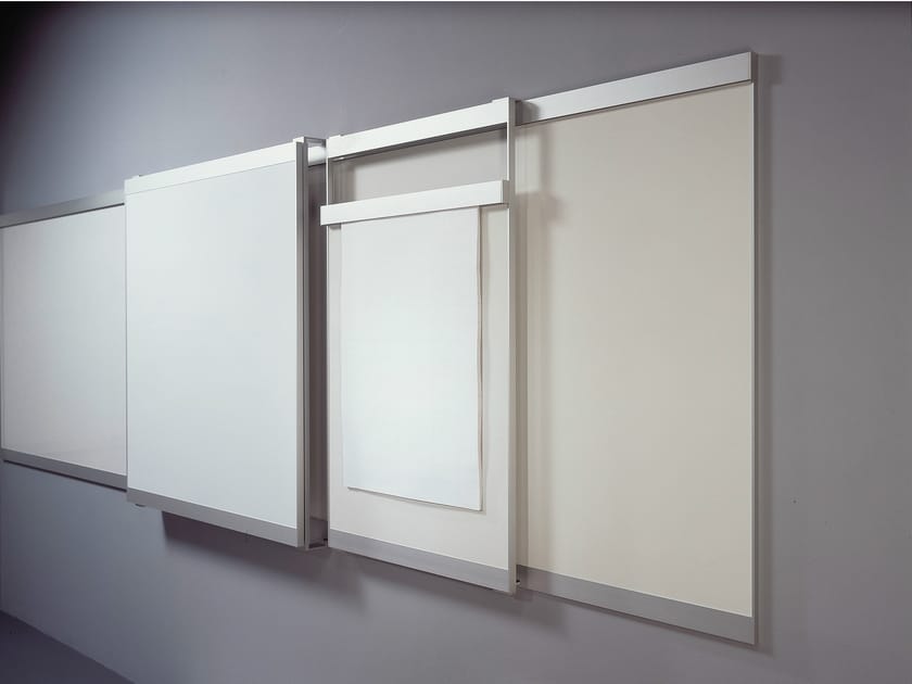 Sliding wallmounted office whiteboard VIP By Abstracta design FRIIS