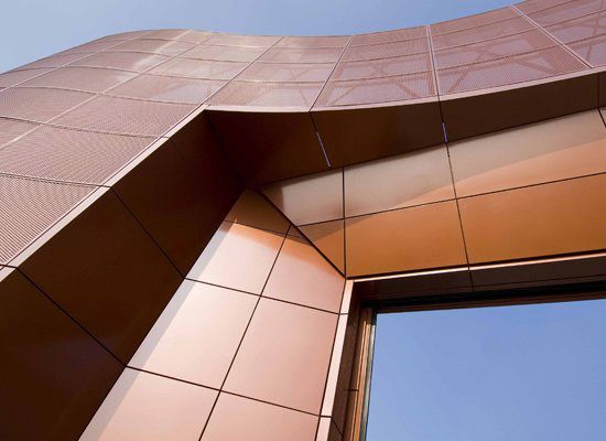 Metal sheet and panel for facade ALUMETAL™ By ARCHITECTURAL PROMETAL