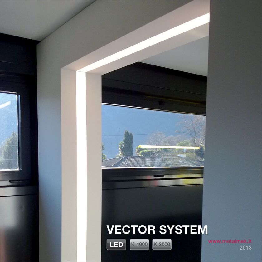 Linear lighting profile for LED modules VECTOR SYSTEM M LED By Metalmek