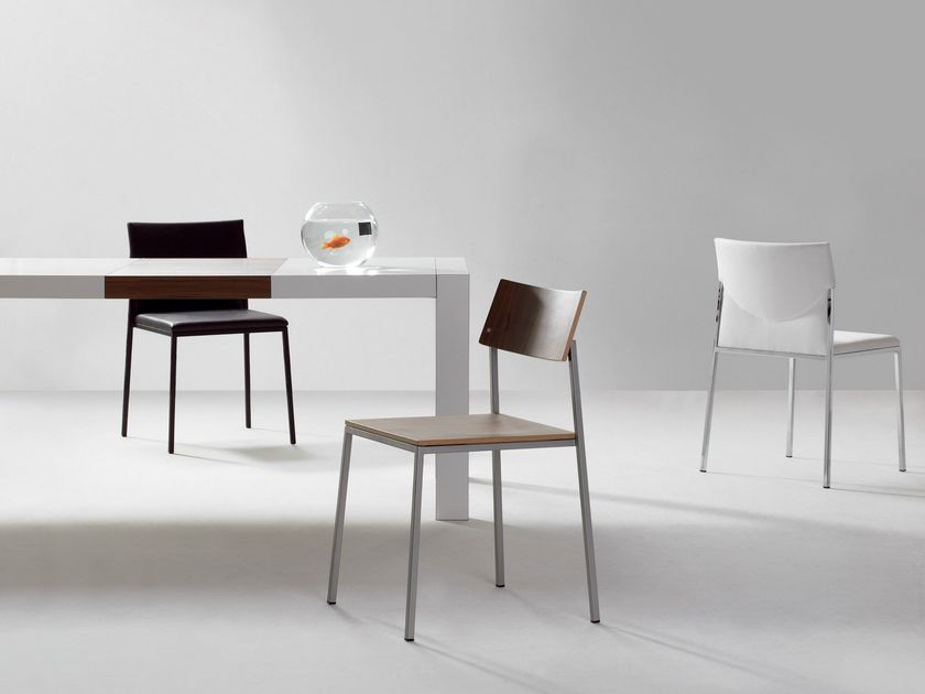 UNIT | Sedia in acciaio e legno By KFF design Karsten Weigel, Bernd ...