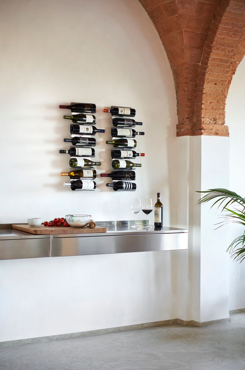 PTOLOMEO VINO WALL Portabottiglie By Opinion Ciatti | design Bruno Rainaldi