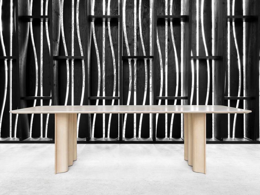 CURTAIN | Tavolo rettangolare Collezione Curtain By ZEITRAUM design ...