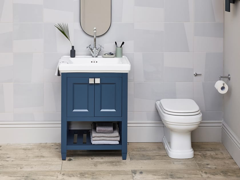 RIVIERA Vanity unit with doors By Burlington Bathrooms