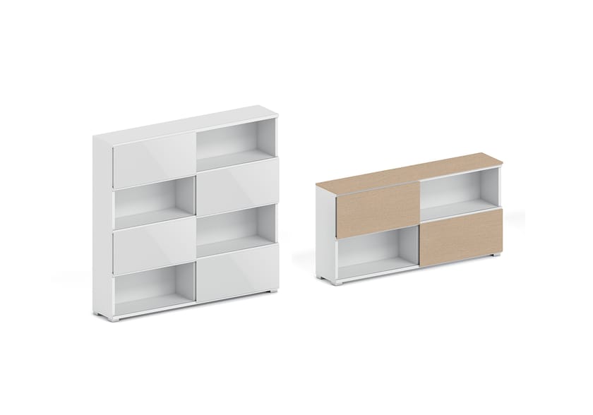 ROMA Tall office storage unit By DVO design Antonio Morello