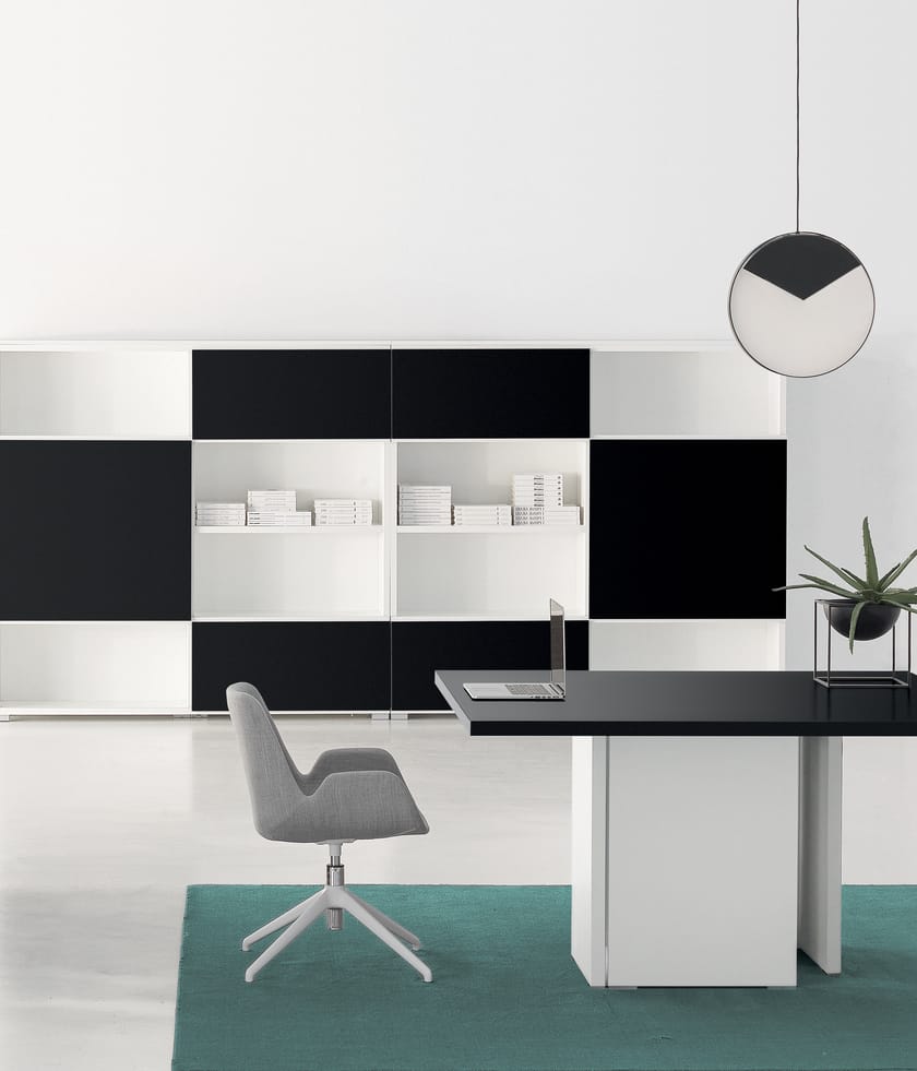 ROMA Tall office storage unit By DVO design Antonio Morello