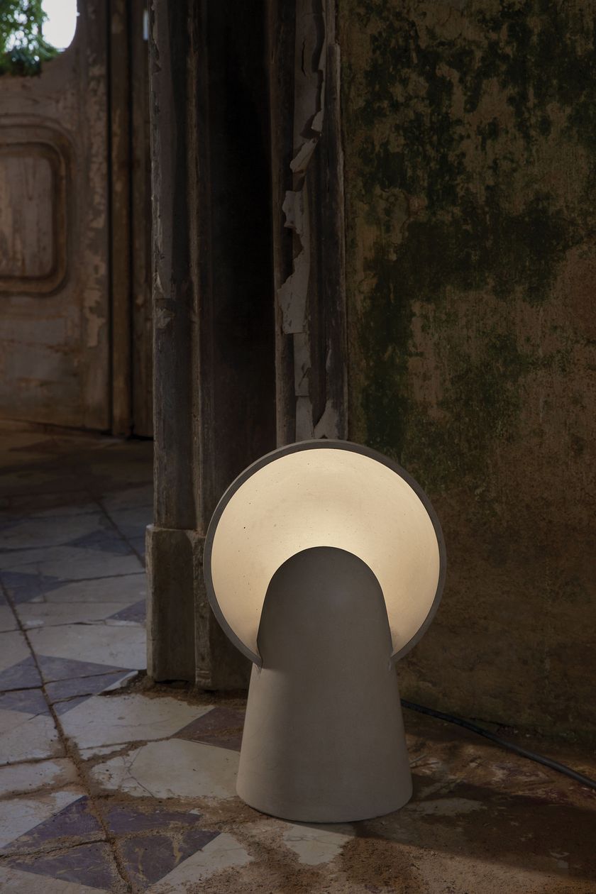 LED cement Floor lamp ROMEO By Karman design Edmondo Testaguzza