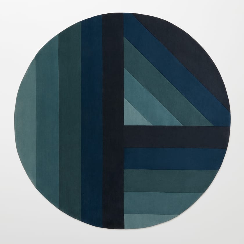 NOON Round rug Noon Collection By Ross Gardam