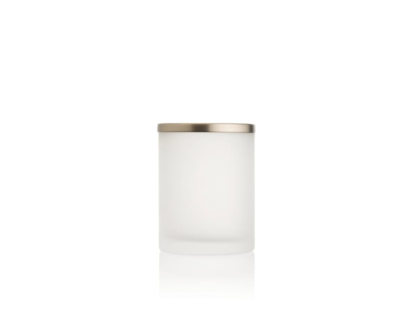 ROUND UP Frosted glass toothbrush holder By Klomfar