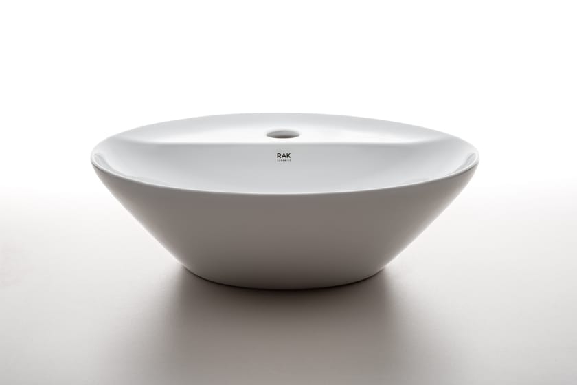 RAKVARIANT Countertop round ceramic washbasin By RAK Ceramics design