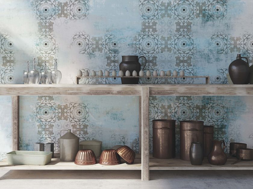 Encaustic effect nonwoven wallpaper SC1.04 Shabby Coatings Collection ...