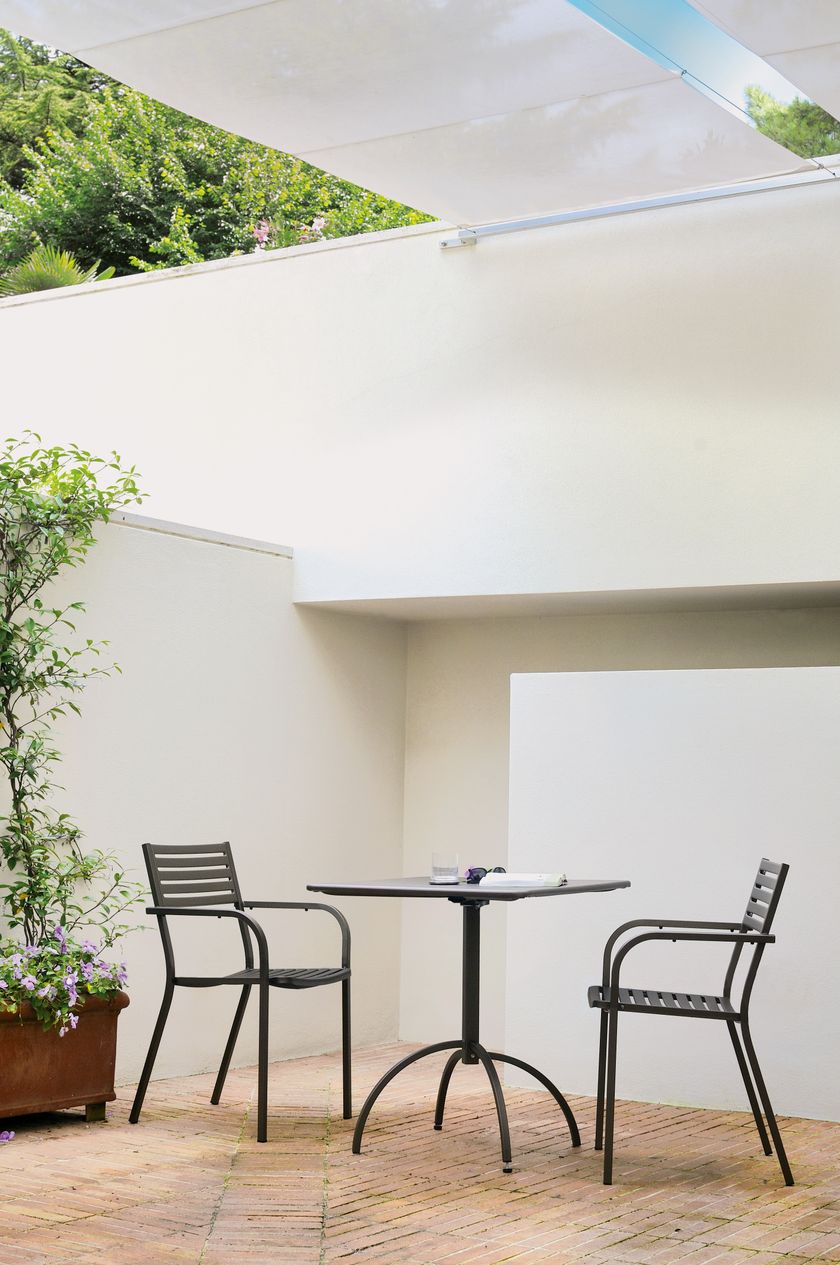Folding square table SEGNO Segno Line By emu design Aldo Ciabatti