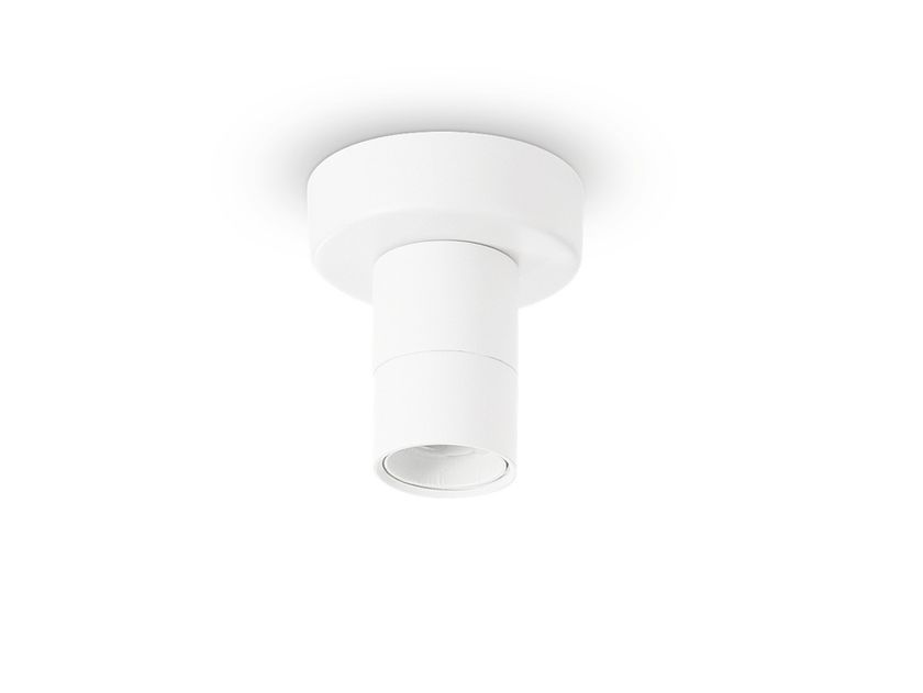 Lampada Da Soffitto Ideal Lux – Corpo In Metallo, Fissaggio Senza Viti, Attacco E27, Diametro 50mm, Finiture Disponibili: Bianco, Cromo, Ottone, Nero